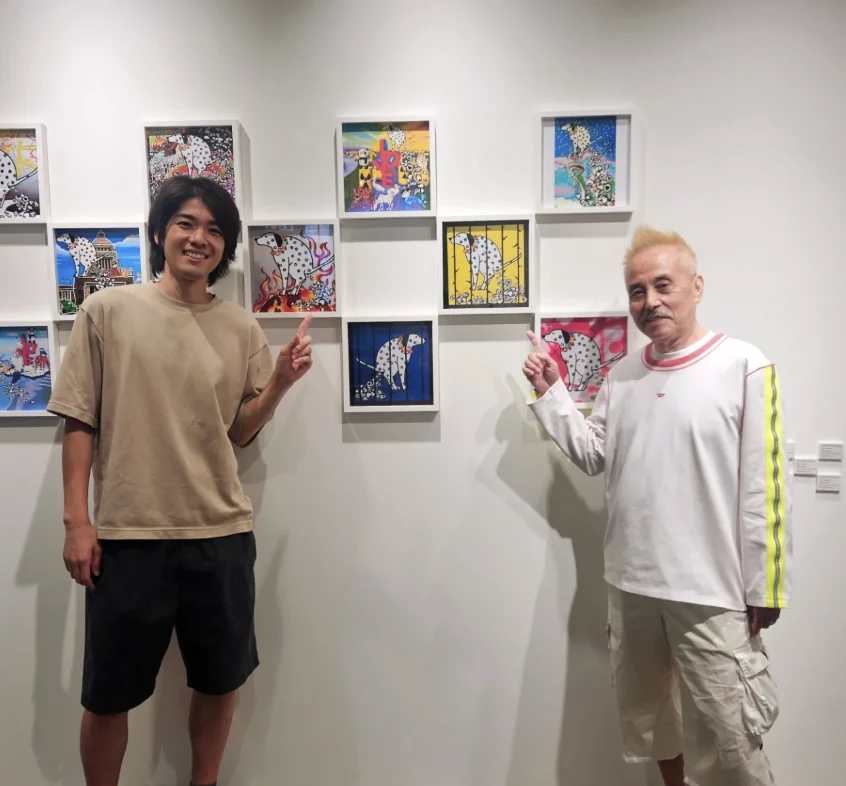 原伸一さん(右)と、POPGO代表の佐藤